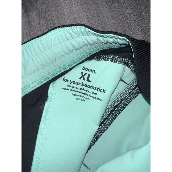 Birddogs Built -In Liner Joggers Y2K Boom For Your Boomstick Black XL A004449 - Picture 12 of 12